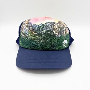 Sunday Afternoons Artist Series Hat Cap Snap Back Mens OS Blue Yosemite Valley